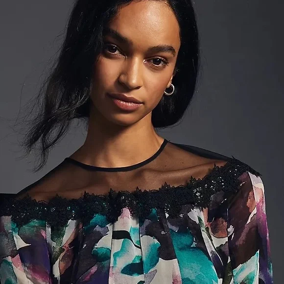 Anthropologie Flutter-Sleeve Dress - Picture 11 of 15